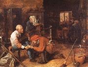 BROUWER, Adriaen The Operation fdg oil painting